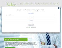 Tablet Screenshot of drchloe.com